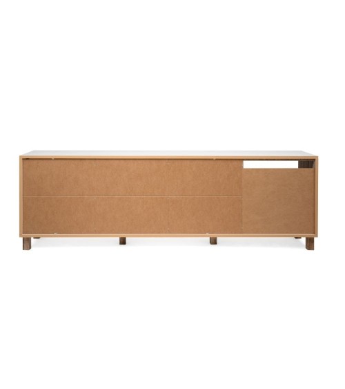 Madia Menorca 57A 3 ante bianco rovere 200x35x64,5
