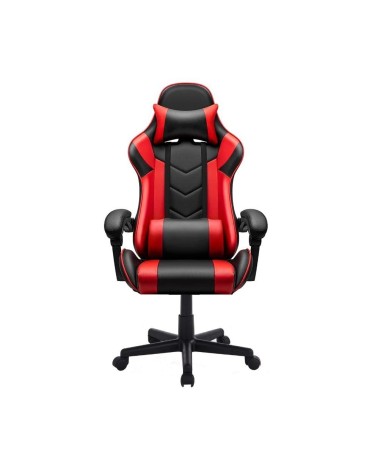 Poltrona gaming Katana rosso nera inclinabile