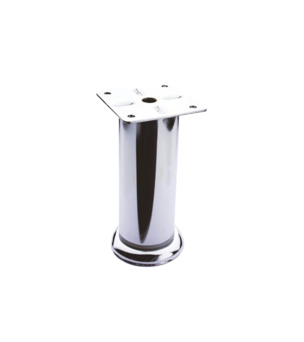 Piede metallo cromato h 20 diametro 5,1