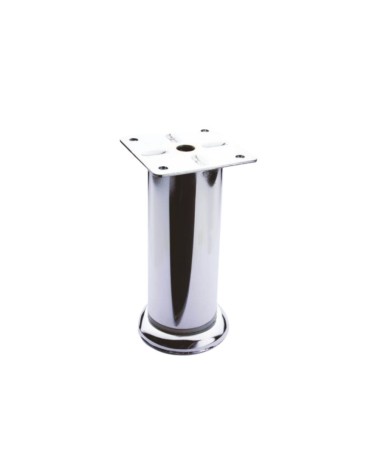 Piede metallo cromato h 20 diametro 5,1