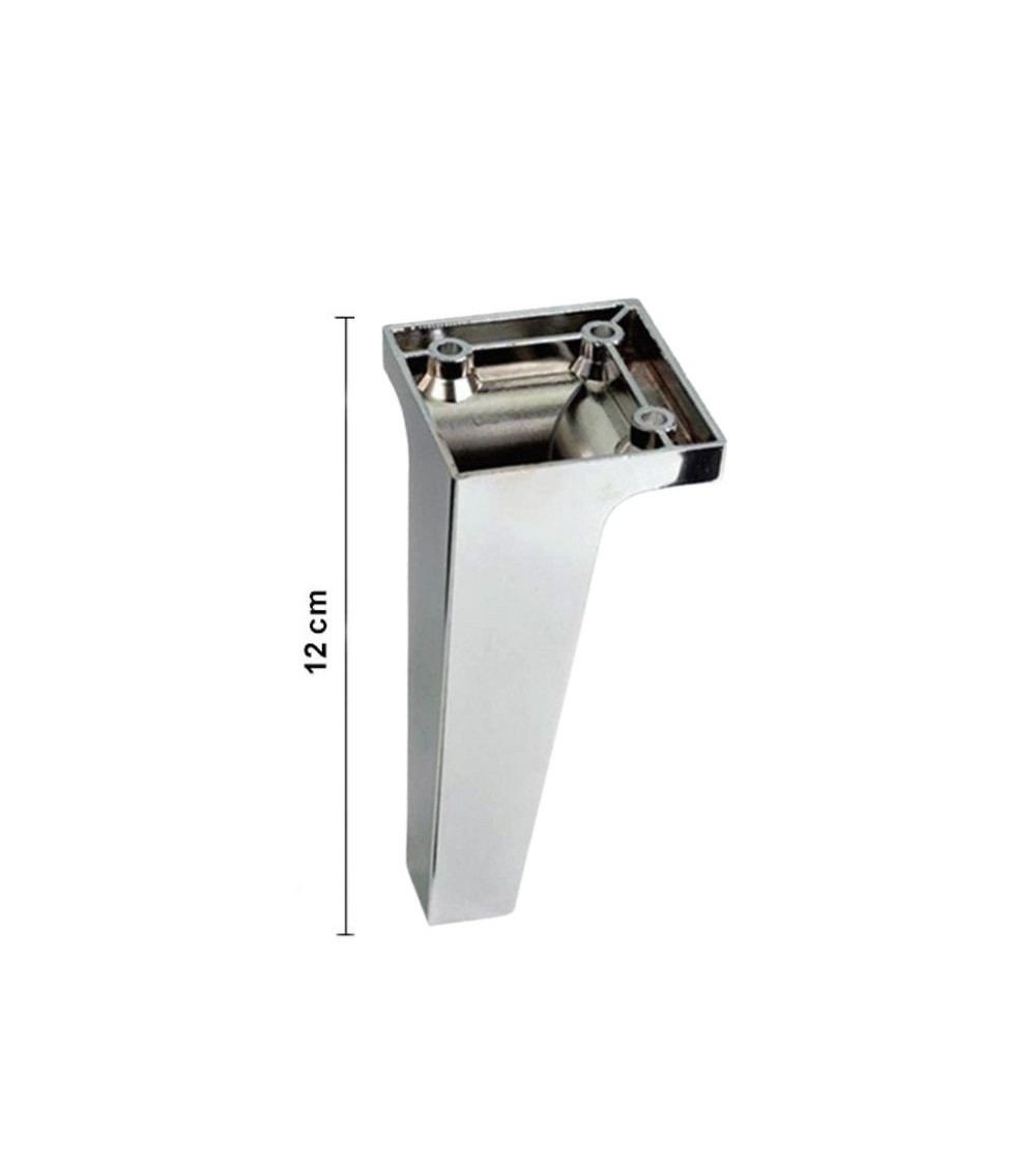 Piede per mobile cromato 12 h Y834CR