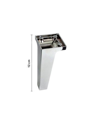 Piede per mobile cromato 12 h Y834CR
