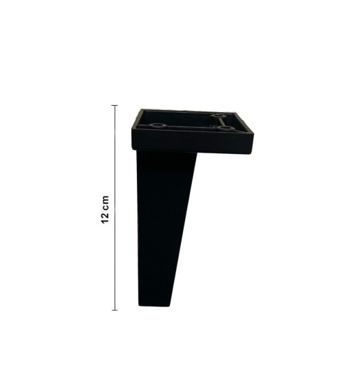 Piede per mobile nero 12 h Y834NE