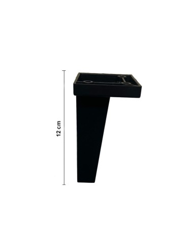 Piede per mobile nero 12 h Y834NE