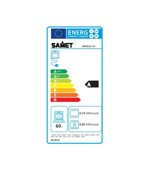 Samet Forno multifunzione elettrico Apollo15 nero
