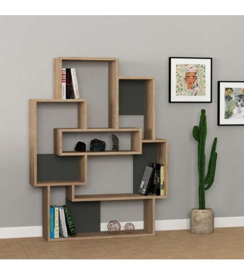 Libreria Barce rovere 101x22x132h
