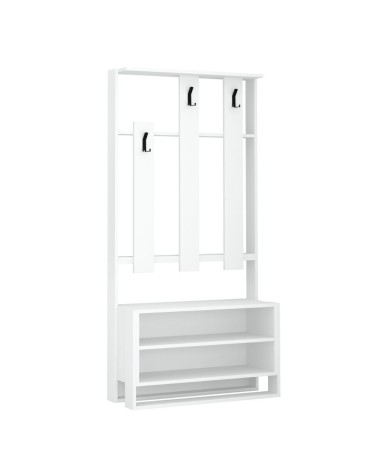 Mobile ingresso Chester bianco 90x36x180