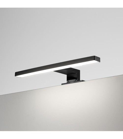 Lampada LED Kyra per bagno 300 mm nera