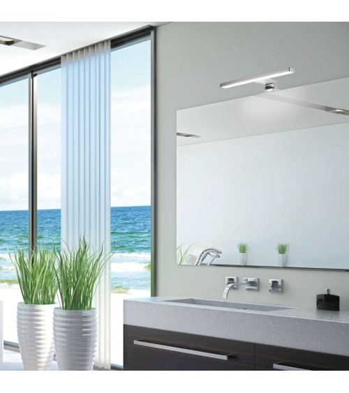 Lampada LED Kyra per bagno 600 mm cromata