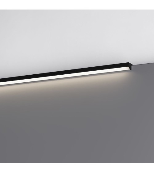 Profilo illuminazione LED Walk bagno 800 mm nero opaco