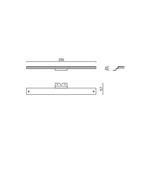Lampada LED Venere per bagno3 watt