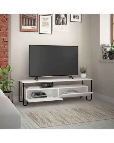 Porta Tv Cornea due ante bianco