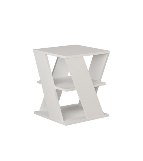 Tavolino da salotto Cyclo bianco 45x45