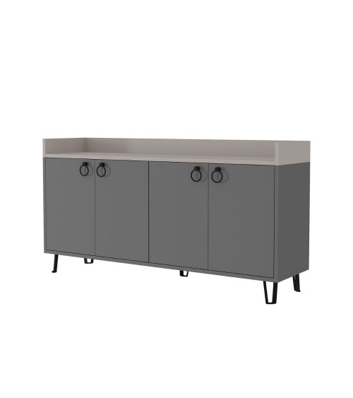 Madia Dea 4 ante antracite tortora 140x36x80 h