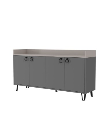 Madia Dea 4 ante antracite tortora 140x36x80 h