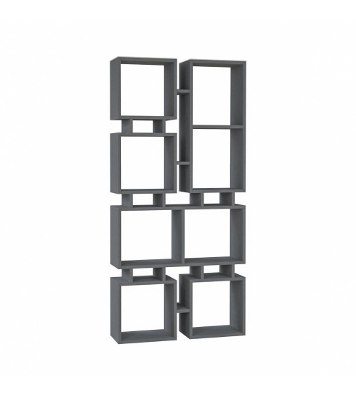 Libreria bifacciale Rail  antracite 79x166,5