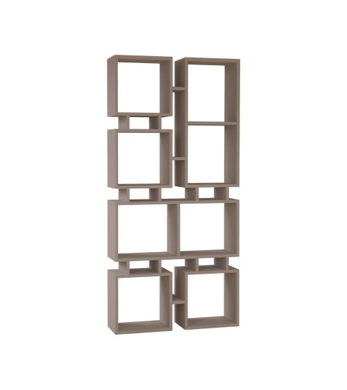 Libreria bifacciale Rail tortora 79x166,5