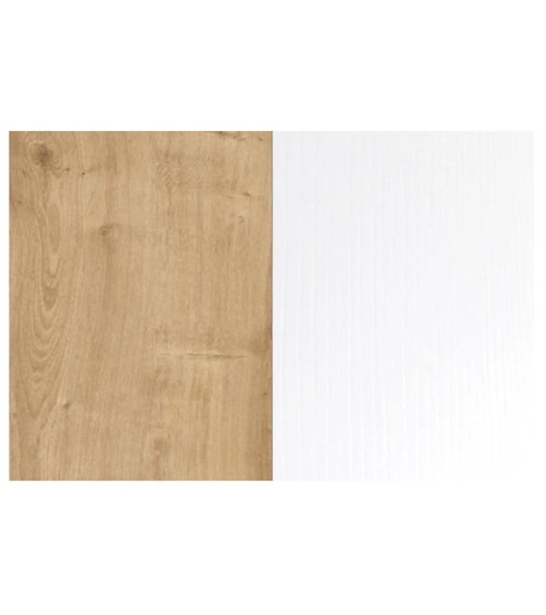 Parete attrezzata Kombat 260 rovere bianco larice