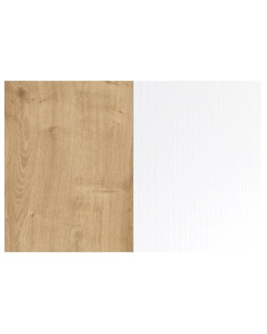 Parete attrezzata Kombat 260 rovere bianco larice