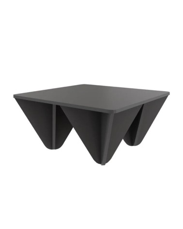 Tavolino da salotto Diamond quadrato antracite