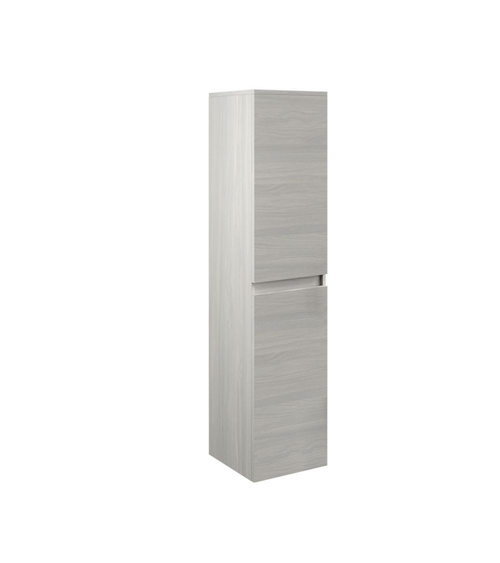 Colonna pensile bagno Trasimeno rovere grigio 31,4x31,5x136
