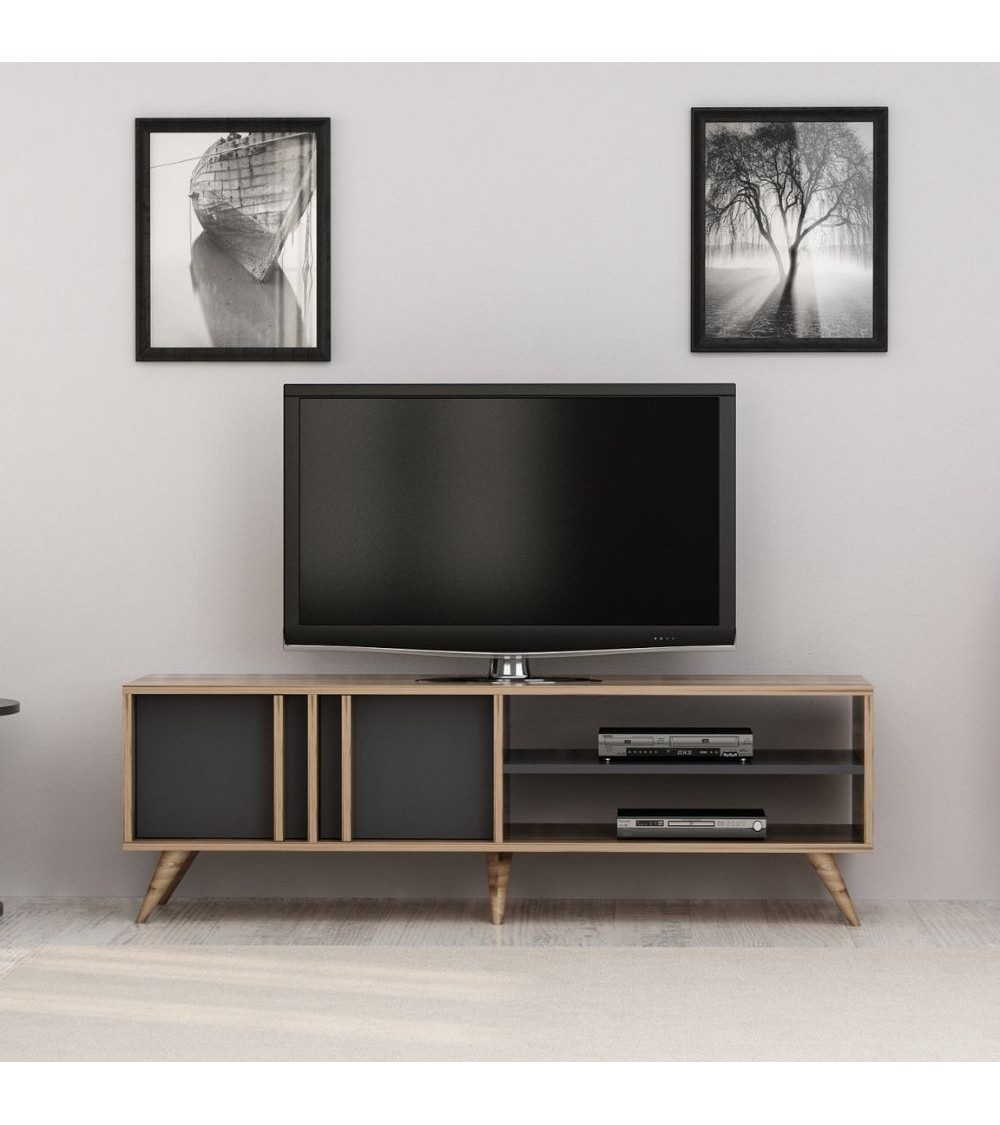 Porta Tv Rilla 150 noce antracite
