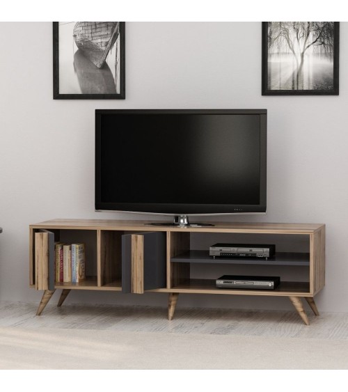 Porta Tv Rilla 150 noce antracite