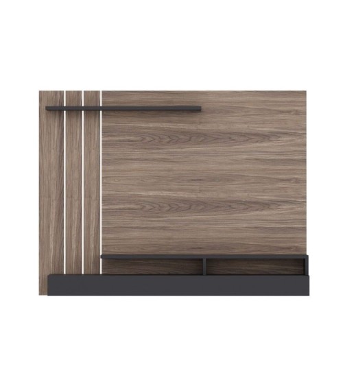 Parete porta tv Lawrance 157 noce particolari antracite