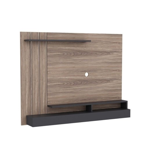 Parete porta tv Lawrance 157 noce particolari antracite
