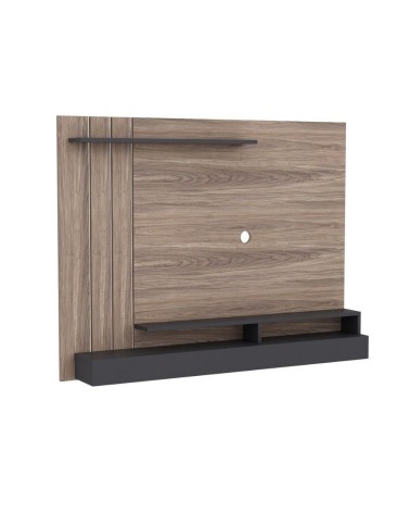 Parete porta tv Lawrance 157 noce particolari antracite