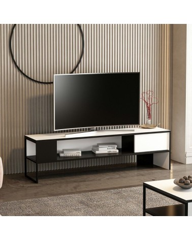 Porta tv Concordtv bianco e nero
