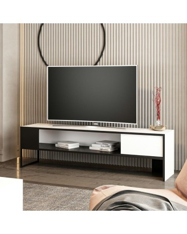 Porta tv Concordtv bianco e nero