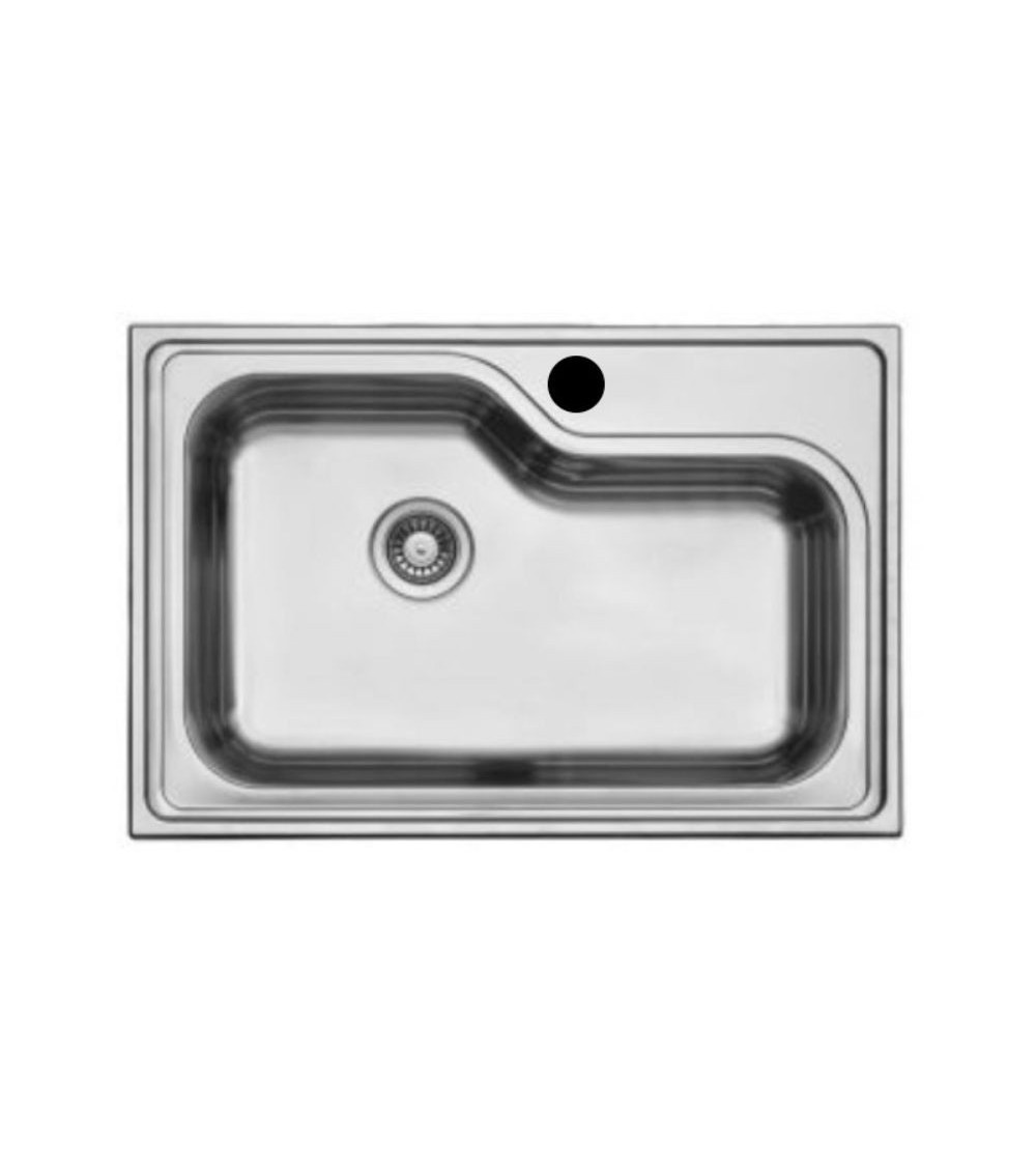 Samet Lavello da cucina DXT780 monovasca 78x51
