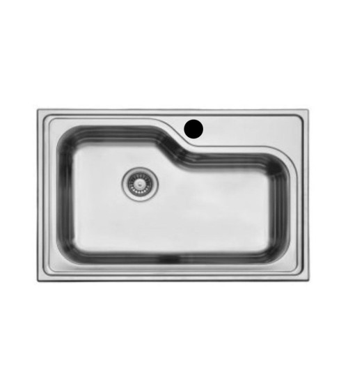 Samet Lavello da cucina DXT840 monovasca 84x56