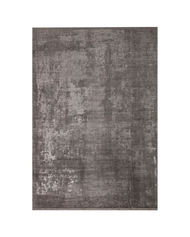 Tappeto antiscivolo vintage bambù colore grigio 120x180