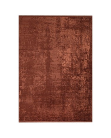 Tappeto antiscivolo vintage bambù colore arancione tabacco 160x230