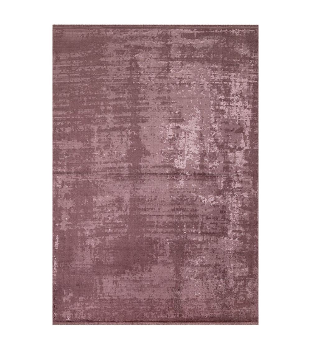 Tappeto antiscivolo vintage bambù colore rosa 120x180