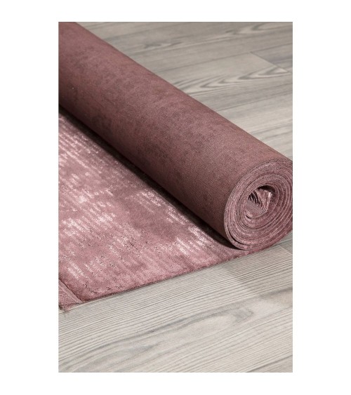 Tappeto antiscivolo vintage bambù colore rosa 120x180