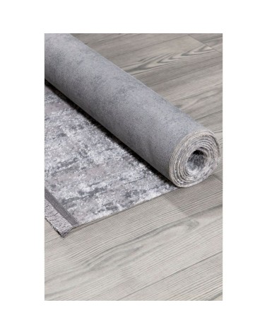 Tappeto antiscivolo Ada grigio superficie lucida 120x180