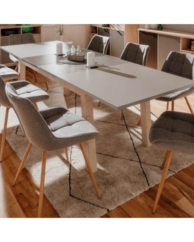 Tavolo allungabile H Epik 50A colore rovere grigio 160x90x75
