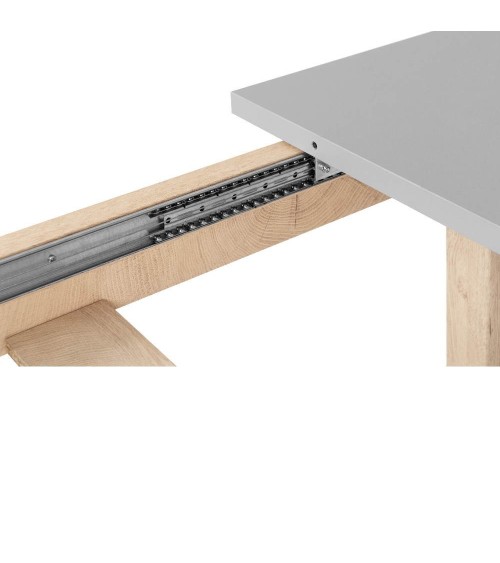 Tavolo allungabile H Epik 50A colore rovere grigio 160x90x75