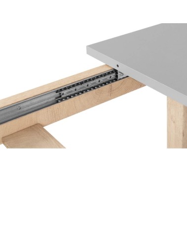 Tavolo allungabile H Epik 50A colore rovere grigio 160x90x75