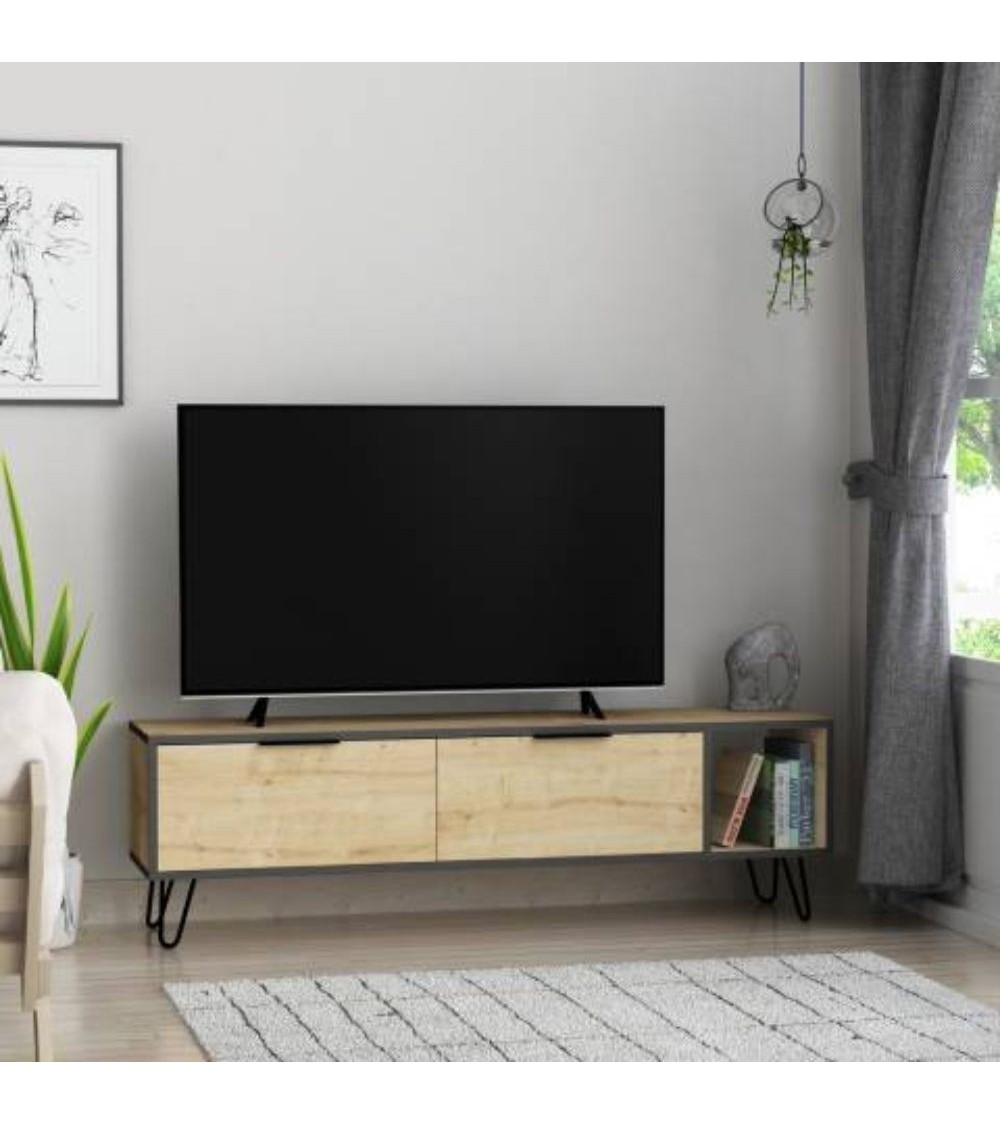 Porta tv Furoki colore rovere 150x50
