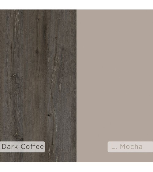 Mobile ingresso scarpiera Holdon colore tortora dark coffee