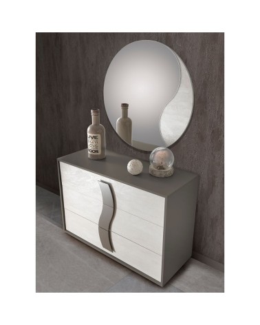 Camera da letto Twin con letto contenitore colore grigio