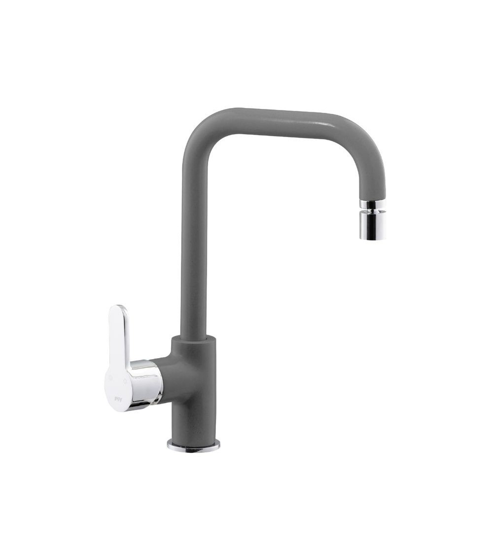 Miscelatore Lento granito croma mat