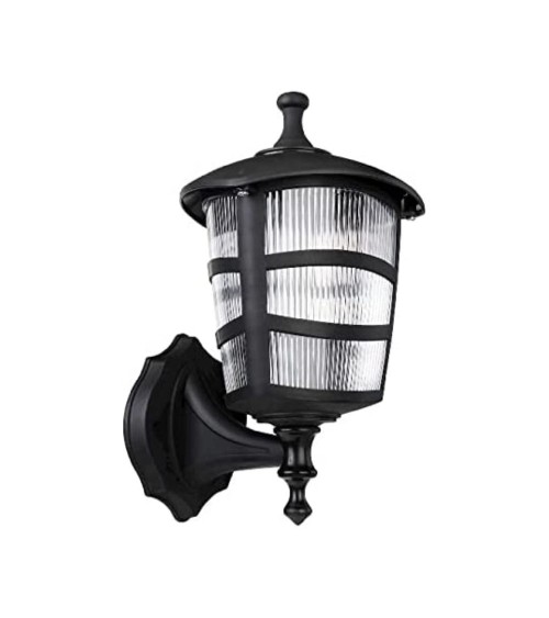 Lampada a parete abs nera triangolare MDL3114