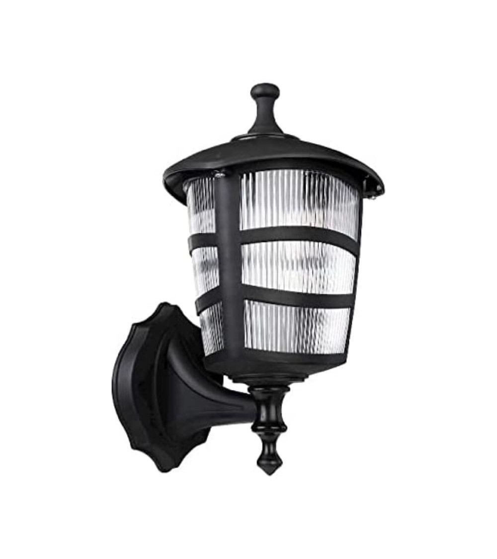Lampada a parete abs nera triangolare MDL3114