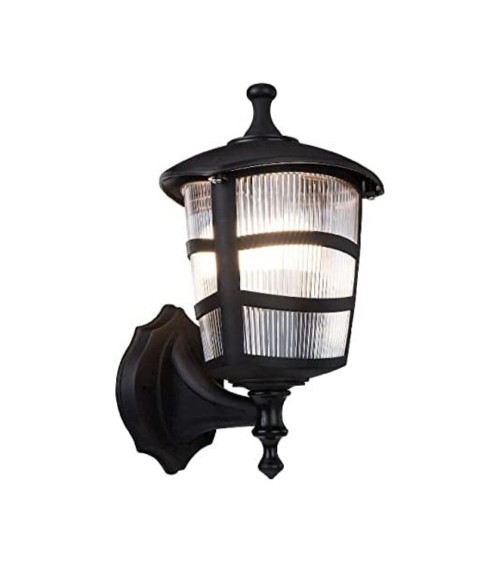 Lampada a parete abs nera triangolare MDL3114