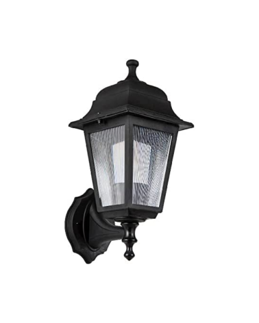 Lampada a parete abs nera triangolare MDL2826